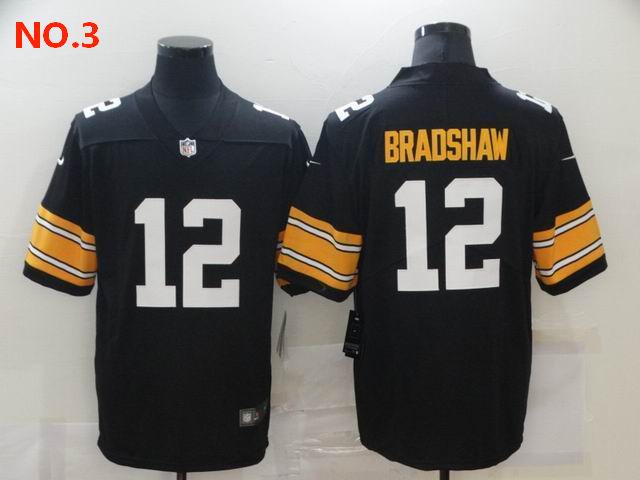 Men's Pittsburgh Steelers #12 Terry Bradshaw Jersey NO.3;